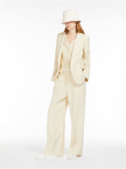 Linen canvas blazer MAXMARA WEEKEND | 2415041032600035